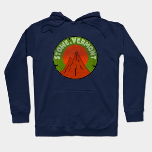 Stowe Vermont Vintage Flat Design Hoodie